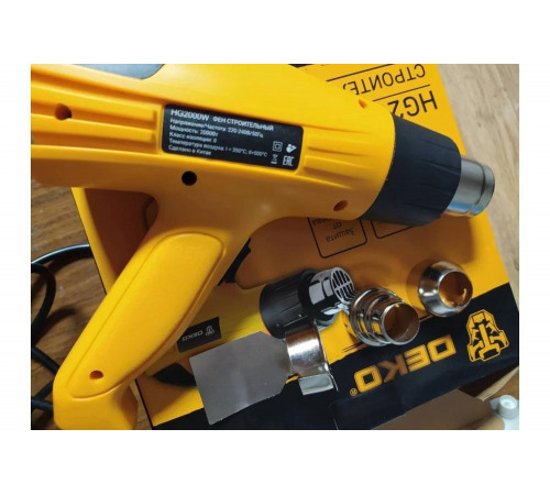 Строительный фен DEKO HG2000W Строительный фен DEKO HG2000W
