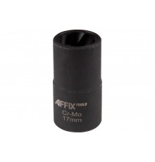 Головка для поврежденного крепежа 17 мм, 1/2"DR AFFIX AF10930017