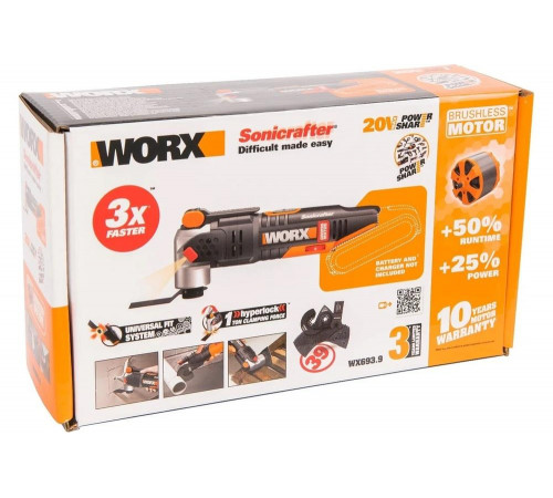 Аккумуляторный бесщеточный реноватор WORX WX693.9