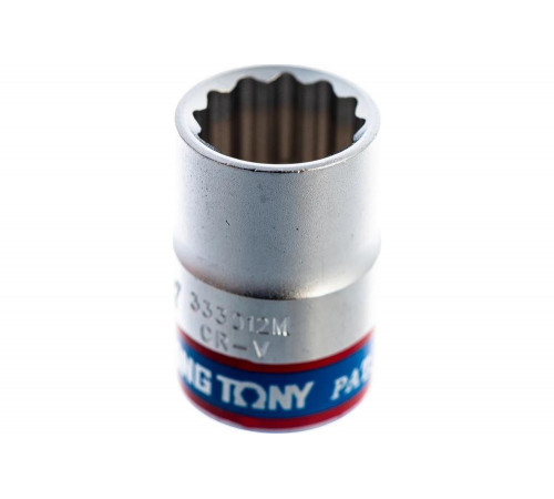 Головка торцевая стандартная двенадцатигранная 3/8", 12 мм KING TONY 333012M Головка торцевая стандартная двенадцатигранная 3/8", 12 мм KING TONY 333012M