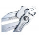 Клещи переставные Knipex, 68 мм (2 1/2"), 300 мм, хром, 1-к ручки, KN-8603300