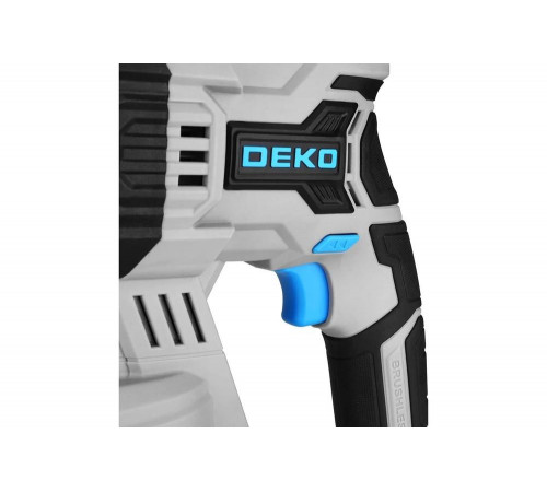 Аккумуляторный перфоратор DEKO DKCH20FU-Li в кейсе + оснастка 5 шт., 20 В, 2x5.0Ач 063-4419 Аккумуляторный перфоратор DEKO DKCH20FU-Li в кейсе + оснастка 5 шт., 20 В, 2x5.0Ач 063-4419