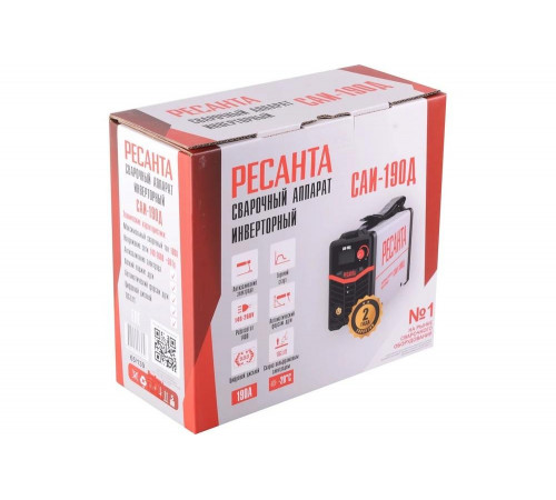 Инверторный сварочный аппарат Ресанта САИ-190Д 65/139