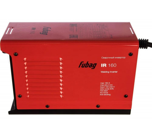Аппарат сварочный IR 160, 160 А, инверторный FUBAG 31401