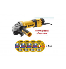 Угловая шлифмашина DEWALT DWE4257D4