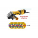 Угловая шлифмашина DEWALT DWE4257D4