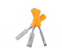 Набор стамесок TOLSEN с пластиковой рукояткой, 3 предмета 13, 19, 25 мм 25380