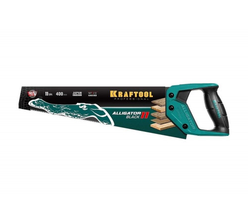 KRAFTOOL 11 TPI, 400 мм, ножовка для точного реза Alligator Black 11 15205-40 KRAFTOOL 11 TPI, 400 мм, ножовка для точного реза Alligator Black 11 15205-40
