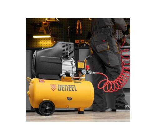 Denzel DC1500/24 - мощный воздушный компрессор для профессионального использования Denzel DC1500/24 - мощный воздушный компрессор для профессионального использования