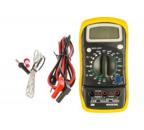 Цифровой мультиметр IEK Master MAS838L Цифровой мультиметр IEK Master MAS838L