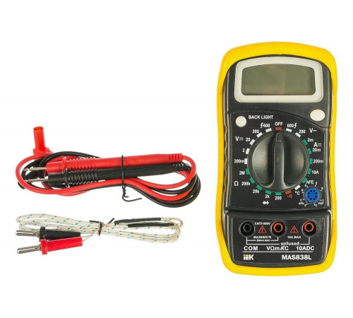 Цифровой мультиметр IEK Master MAS838L Цифровой мультиметр IEK Master MAS838L
