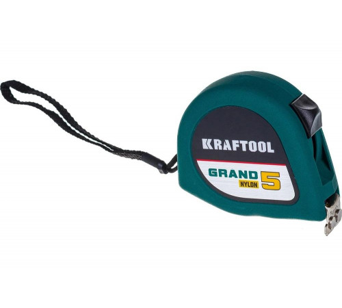 KRAFTOOL 5 м х 19 мм, рулетка GRAND 34022-05-19 KRAFTOOL 5 м х 19 мм, рулетка GRAND 34022-05-19