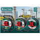 KRAFTOOL K-325, КГ 3х2.5 50м 4000Вт IP44, Силовой удлинитель на стальной катушке (55086-50)