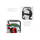 KRAFTOOL K-325, КГ 3х2.5 50м 4000Вт IP44, Силовой удлинитель на стальной катушке (55086-50)