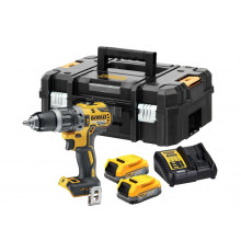 Аккумуляторная ударная дрель-шуруповерт DEWALT DCD796E2T, 18 В, 2000 об/мин, 34000 уд/мин, с 2 АКБ 1.7 Ач и ЗУ, в кейсе DCD796E2T-QW