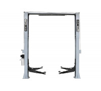 Двухстоечный подъемник KraftWell 5500 кг, электрогидравлический, серый KRW5.5MUXL