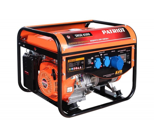 Бензиновый генератор PATRIOT SRGE 6500 Бензиновый генератор PATRIOT SRGE 6500