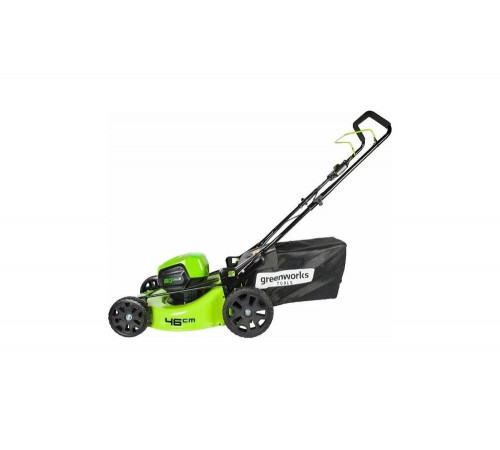 Аккумуляторная бесщеточная газонокосилка Greenworks GD60LM46HP 2502807 Аккумуляторная бесщеточная газонокосилка Greenworks GD60LM46HP 2502807