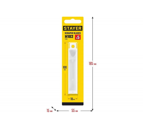 Лезвие для скребка STAYER 08515-S5_z02 Лезвие для скребка STAYER 08515-S5_z02