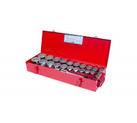 Набор торцевых головок с принадлежностями (3/4", двенадцатигранные, 22-50 мм, 1"-2", 26 предметов) KING TONY 6226CR