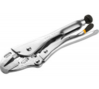 Зажим с фиксатором TOLSEN 250 мм, с прямыми губками TT10048