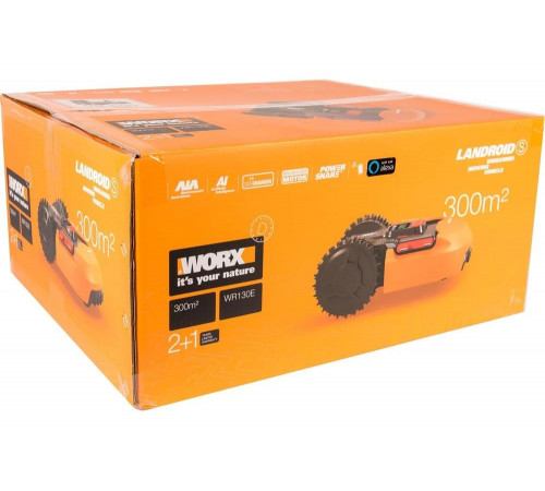 Роботизированная газонокосилка WORX 300 кв.м Landroid S WR130E