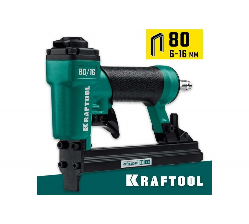 KRAFTOOL 6-16 мм, тип скоб 80, степлер пневматический 31960 KRAFTOOL 6-16 мм, тип скоб 80, степлер пневматический 31960