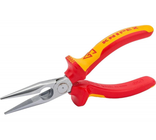 Диэлектрические длинногубцы с резцом KNIPEX KN-2506160SB Диэлектрические длинногубцы с резцом KNIPEX KN-2506160SB
