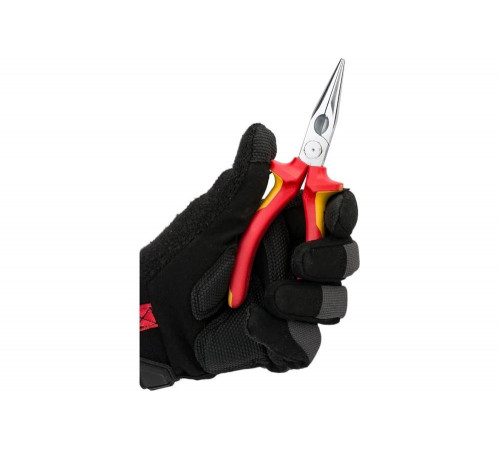 Диэлектрические длинногубцы с резцом KNIPEX KN-2506160SB Диэлектрические длинногубцы с резцом KNIPEX KN-2506160SB