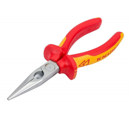 Диэлектрические длинногубцы с резцом KNIPEX KN-2506160SB Диэлектрические длинногубцы с резцом KNIPEX KN-2506160SB