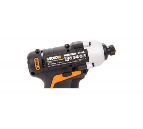 Аккумуляторный винтоверт WORX Impact 20 В, 1x2 Ач, кейс WX290.1