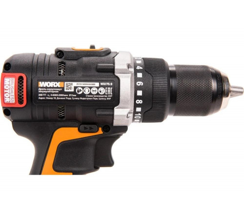 Аккумуляторная дрель-шуруповерт WORX BL 20В WX175.9 Аккумуляторная дрель-шуруповерт WORX BL 20В WX175.9