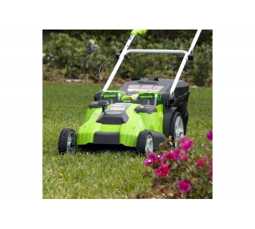 Аккумуляторная газонокосилка GreenWorks Twin Force G40LM49DB