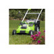 Аккумуляторная газонокосилка GreenWorks Twin Force G40LM49DB