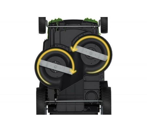 Аккумуляторная газонокосилка GreenWorks Twin Force G40LM49DB
