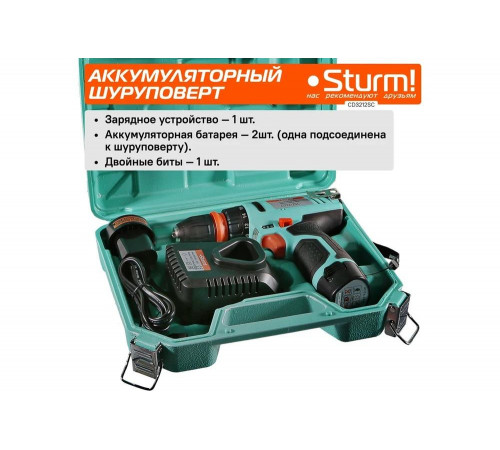 Аккумуляторная дрель Sturm CD3212SC Аккумуляторная дрель Sturm CD3212SC