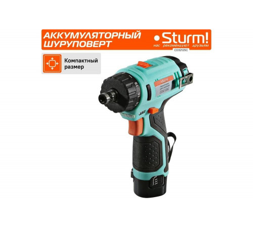 Аккумуляторная дрель Sturm CD3212SC Аккумуляторная дрель Sturm CD3212SC