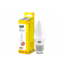 Лампа IEK LED ALFA C35 свеча 6Вт 230В 3000К E27 LLA-C35-6-230-30-E27