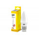 Лампа IEK LED ALFA C35 свеча 6Вт 230В 3000К E27 LLA-C35-6-230-30-E27