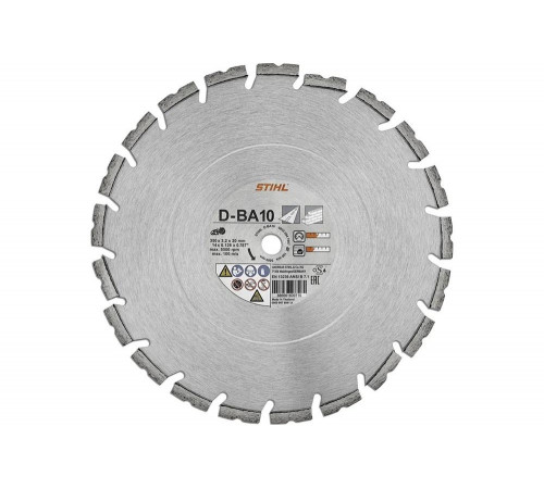 Алмазный отрезной круг D-BA10 Ø 350 мм/14" Stihl 0835-094-7007 Алмазный отрезной круг D-BA10 Ø 350 мм/14" Stihl 0835-094-7007