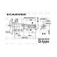 Двигатель EX210/6, 4-такт., 7.0 л.с. (вых.вал Q-type, D=19 мм, V бака - 6 л) CARVER 01.010.00151