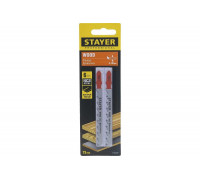 Полотна по дереву (2 шт; 75х4 мм; HCS; T-хвост.; T144DP) для электролобзика Stayer 5983-4_z02