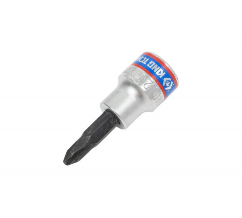 Торцевая насадка (бита) 3/8", Phillips, PH2, 50мм KING TONY 302102 Торцевая насадка (бита) 3/8", Phillips, PH2, 50мм KING TONY 302102