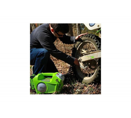 Аккумуляторный компрессор без АКБ и ЗУ 40V Greenworks G40AC 4100802 Аккумуляторный компрессор без АКБ и ЗУ 40V Greenworks G40AC 4100802
