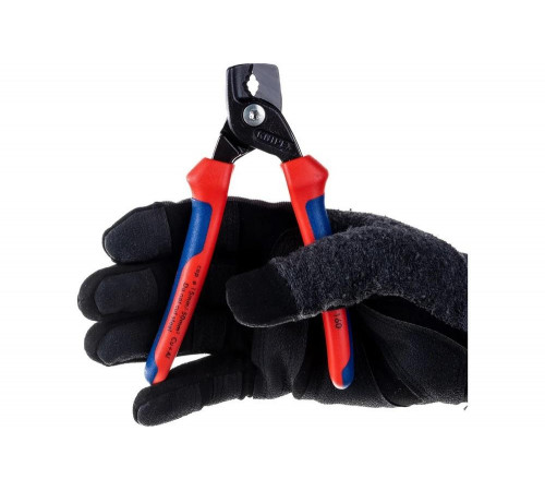 Кабелерез KNIPEX StepCut ступенчатый рез, кабель д. 15 мм, 50 кв.мм, L-160 мм, двухкомпонентные рукоятки KN-9512160 Кабелерез KNIPEX StepCut ступенчатый рез, кабель д. 15 мм, 50 кв.мм, L-160 мм, двухкомпонентные рукоятки KN-9512160