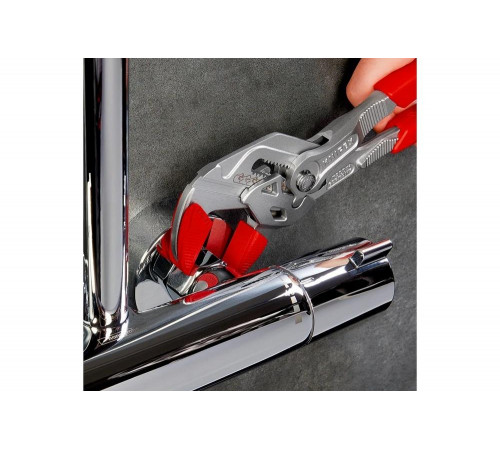 Переставные клещи-ключ Knipex 52 мм (2"), длина 250 мм, хром, 1К ручки, KN-8603250SB Переставные клещи-ключ Knipex 52 мм (2"), длина 250 мм, хром, 1К ручки, KN-8603250SB