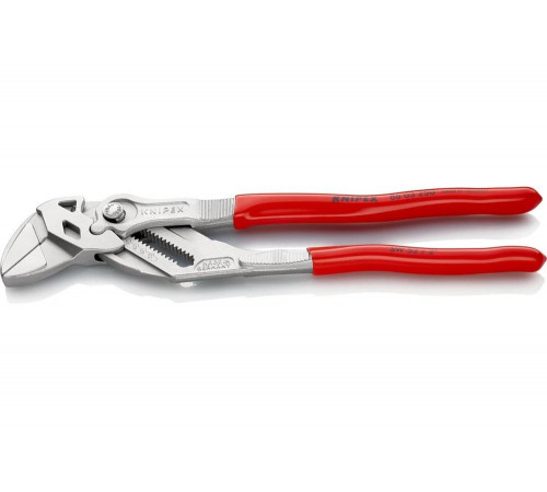Переставные клещи-ключ Knipex 52 мм (2"), длина 250 мм, хром, 1К ручки, KN-8603250SB Переставные клещи-ключ Knipex 52 мм (2"), длина 250 мм, хром, 1К ручки, KN-8603250SB
