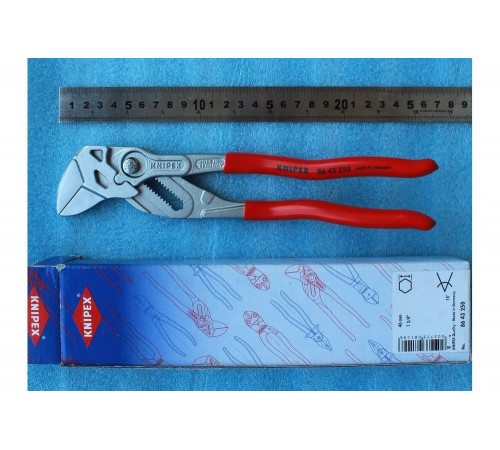Клещи переставные - гаечный ключ 250мм KNIPEX KN-8643250 Клещи переставные - гаечный ключ 250мм KNIPEX KN-8643250