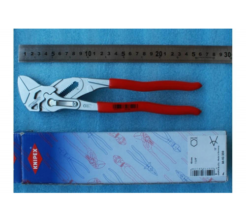 Клещи переставные - гаечный ключ 250мм KNIPEX KN-8643250 Клещи переставные - гаечный ключ 250мм KNIPEX KN-8643250