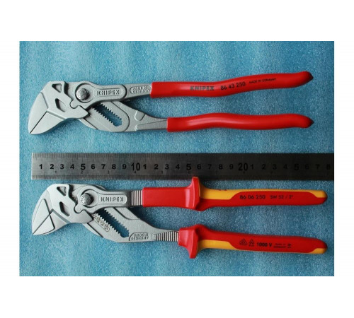 Клещи переставные - гаечный ключ 250мм KNIPEX KN-8643250 Клещи переставные - гаечный ключ 250мм KNIPEX KN-8643250